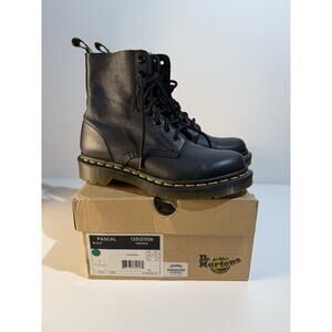 Dr. Martens 1460 Pascal Virginia Black Soft Leather Boots - Women’s 6 / UK 4 IOB